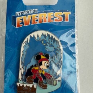 Disney Pin - WDW Countdown to Expedition Everest Day 5 Mickey Cave 46043 LE (B)