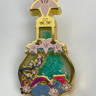 Disney Princess Liquid Glitter Filled Perfume Bottle Mystery Pin Mulan G5