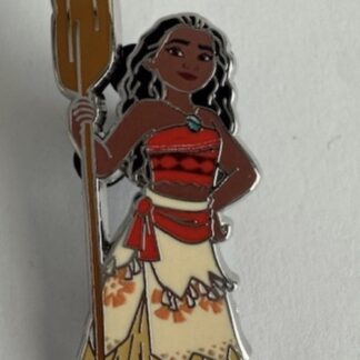 Disney Princess Moana Standing With Oar Monogram Disney Pin (A2)