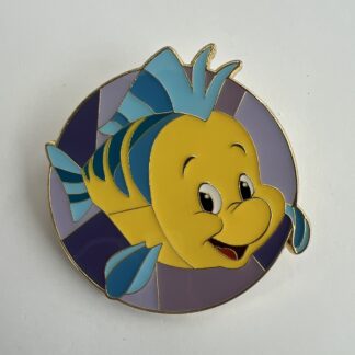 Disney Princess Sidekicks Portrait Pin - The Little Mermaid Flounder F4
