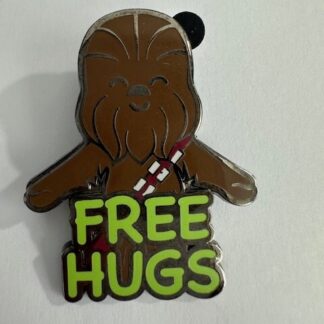 Disney Star Wars Her Universe Chewbacca Chewie Free Hugs Pin New LR (E2)
