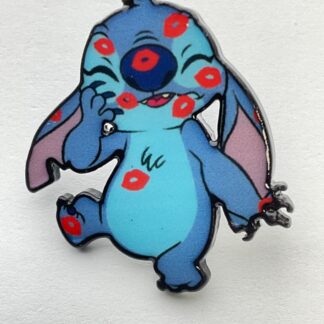 Disney Stitch Kisses Pin Valentine's Day Lipstick G2
