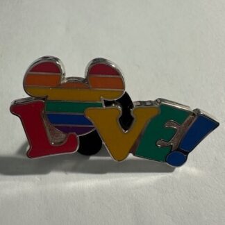 Disney Trading Pins 155725     Love - Mickey Head - Rainbow (E5)