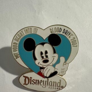 Disneyland - Cast Blood Drive 2007 - Pie-eyed Mickey Mouse Pin (E5)