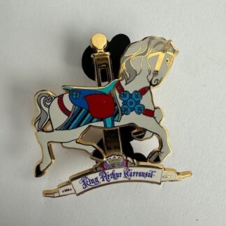 Disneyland - King Arthur Carousel Horse Carrousel Slider Cast LE2000 Pin C5