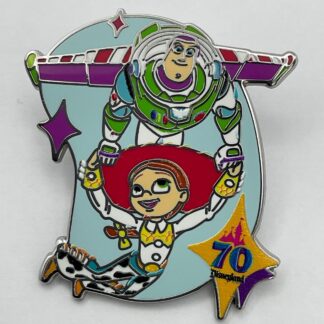 Disneyland Mystery Pin 70th Anniversary Series Toy Story Buzz and Jessie G5