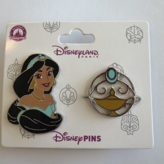 Disneyland Paris Disney Princess Jasmine Lamp Pin Set DLP B
