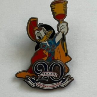 Donald Duck 20th Anniversary Tokyo TDL Kingdom Dreams Of Magic Disney Pin (C1)