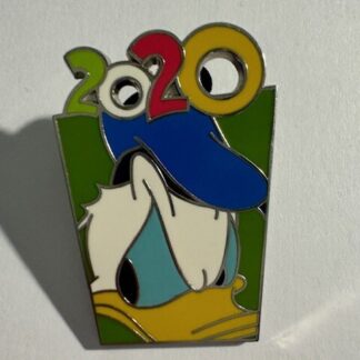 Donald Fan 4 2020 Dated Pin Trading Starter Disney Pin (D0)
