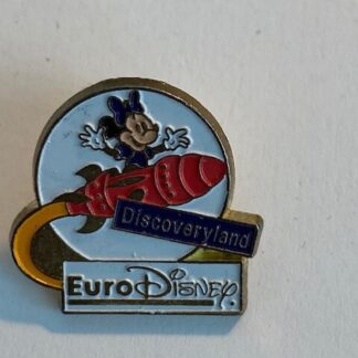 EuroDisney Discoveryland Minnie Orange Rocket Disney Pin (B6)