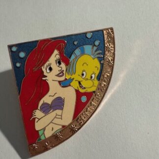 Four Seasons Quarterly Little Mermaid Ariel Flounder Summer 2020 Disney Pin E0