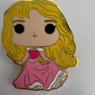 Funko Pop AURORA Dancing Gold With Pin Shop Exclusive Disney Princess PIN (D2)