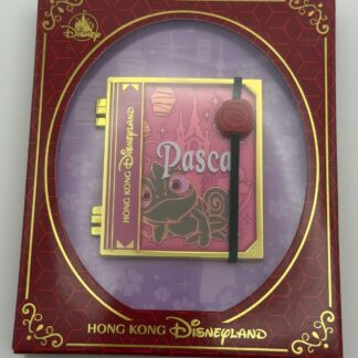 HKDL Hong Kong Pascal Jumbo Book Series Tangled Stain Glass LE 150 Disney Pin B