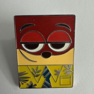 HKDL Nick Wilde Zootopia Chibi Square Game Prize Hong Kong 2021 Disney Pin F9