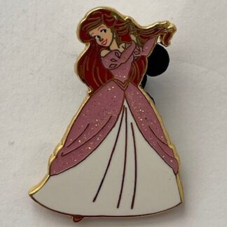 HTF Rare Princess Ariel The Little Mermaid Pin Pink Dress Pin Loungefly (B0)