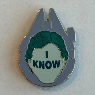 Han - I Love You I Know - Star Wars 2023 Head Space Ship Disney Pin H5
