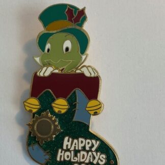 Happy Holidays 2014 Stocking Set Jiminy Cricket Completer Disney Pin LE (B5)
