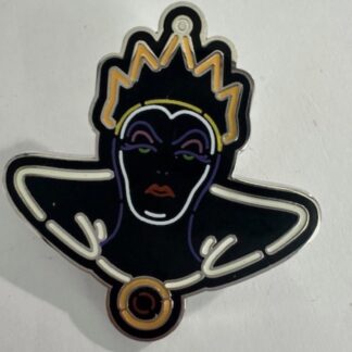 Hot Topic Evil Queen Neon Villains Snow White Glow In The Dark Disney Pin (F0)