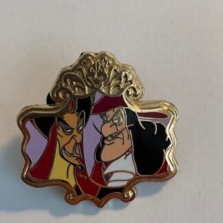 JDS Villains 2003 Pin Set Jafar & Captain Hook Only Disney Pin LE800 (A1)