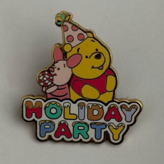 Japan Disney Store JDS - Holiday Party - Pooh & Piglet Candy Pin 8356 H0