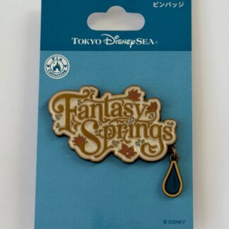 Japan - Fantasy Springs - Blue Water Drop Dangle - TDR 2024 Disney Pin B