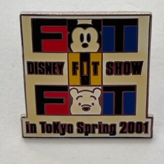 Japan Mickey & Pooh Disney F.I.T Show Convention Spring 2001 Disney Pin (C7)