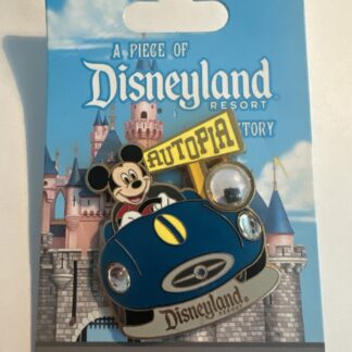 LE DLR Autopia Mickey Mouse Car Piece of Disney Disneyland History POH Pin 2016