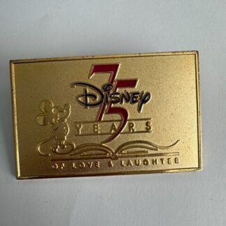 LE Disney Pin Framed Movie Poster 75 Anniversary Year Mickey Mouse (C9)