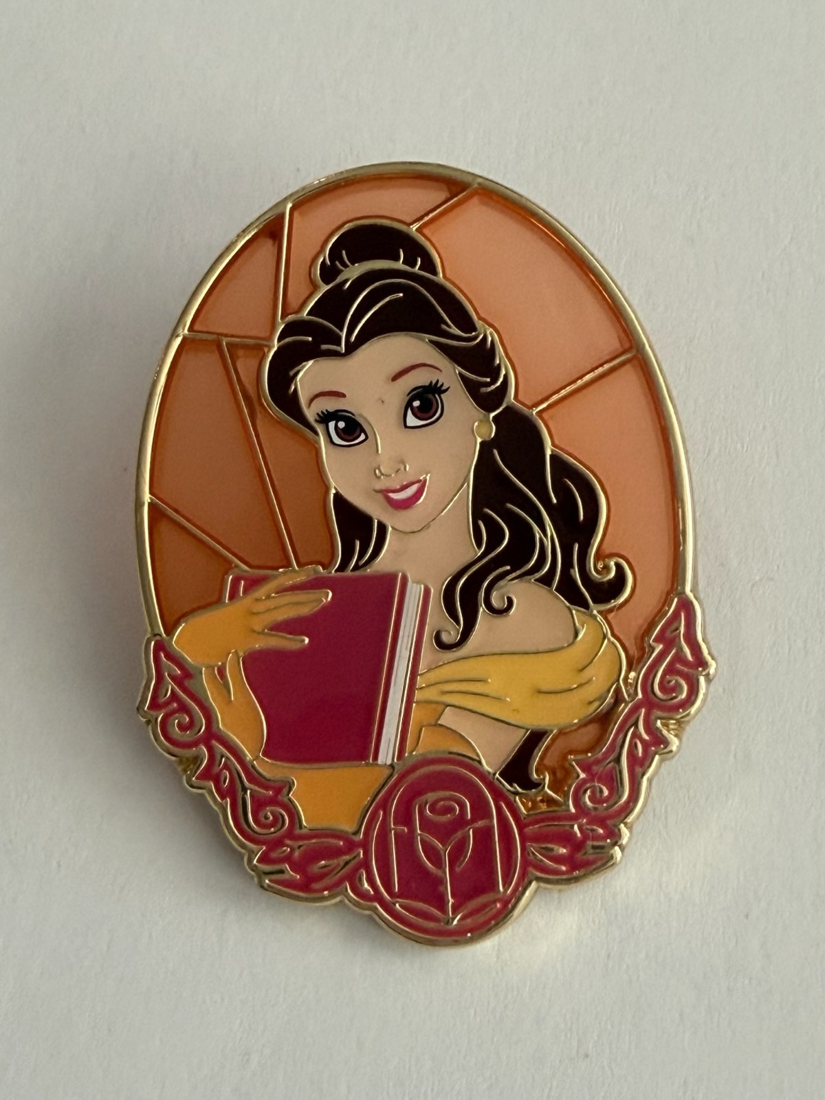 Loungefly Belle - Princess Stained Glass Portraits Mystery 2025 Disney Pin H7