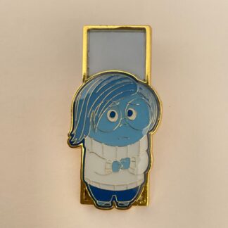 Loungefly Disney Pixar Inside Out Sadness Portrait Stained Glass Pin C6
