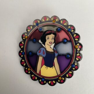 Loungefly Disney Princess SNOW WHITE Pin Gemstone Stained Glass Portrait F7