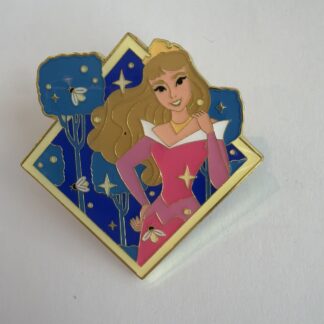 Loungefly Disney Sleeping Beauty Aurora Frame Glow-in-the-Dark Diamond Pin D9
