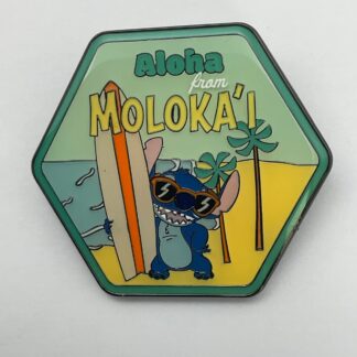 Loungefly Disney Stitch Hawai'i Travel Mystery Pin Hot Topic MOLOKAI H1