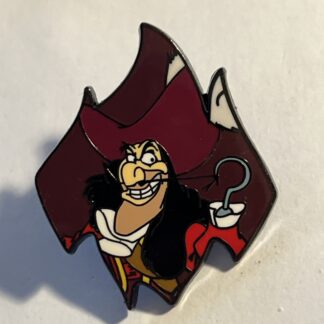 Loungefly Disney Villain Flames Captain Hook Pin Peter Pan (B5)