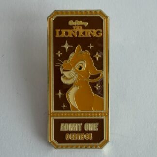 Loungefly Lion King - Movie Theatre Tickets Set - Mystery 2025 Disney Pin H6