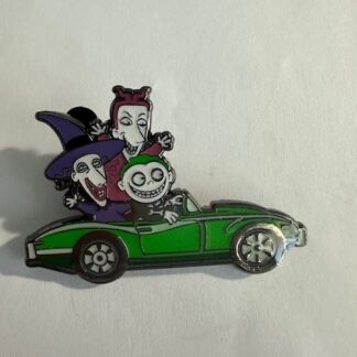 Loungefly Lock Shock Barrel Retro Cars Nightmare Before Christmas Disney Pin A4