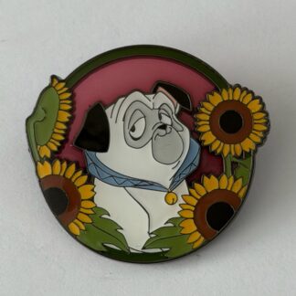 Loungefly Percy Disney Dogs Floral Portraits Stained Glass 2025 Disney Pin G8