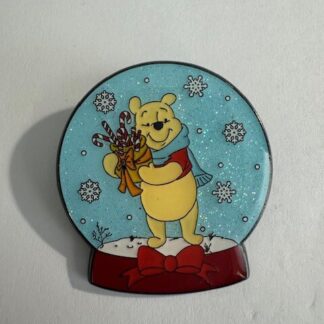 Loungefly Pooh Holding Candy Cane Sack Winnie The Pooh Snow Globe Disney Pin E2