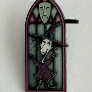 Loungefly Shock Stained Glass Window 2025 Nightmare Before Disney Pin B4