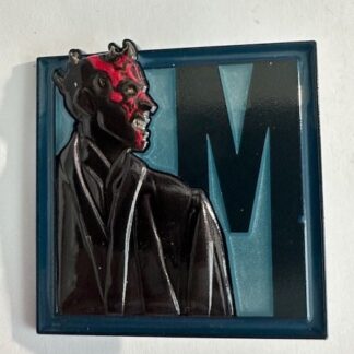 M for Darth Maul Sith Alphabet - Star Wars Celebration 2022 LE500 Disney Pin E3