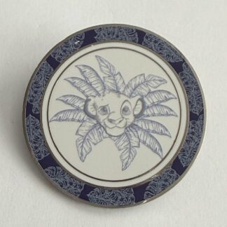 MII Simba with Leaf Mane Lion King Porcelain Plates Mystery 2026 Disney Pin H7