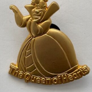 M&P Japan 100 Relief Series Queen of Hearts Goldtone LE 500 Disney Pin (C6)