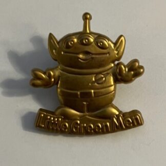 M&P LE500 Little Green Men Toy Story Goldtone 100 Relief Disney Pin (B2)