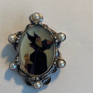 Maleficent Brooch Pearls Sleeping Beauty Disney Pin (A1)