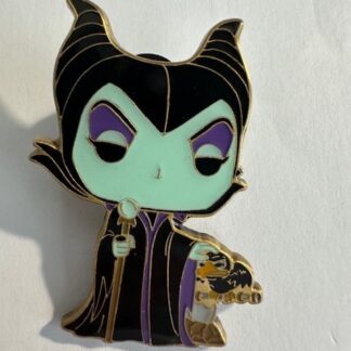 Maleficent and Diablo- Disney Villains Funko Pop - Sleeping Beauty Disney Pin A0