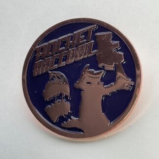 Marvel Guardians of the Galaxy Rocket Raccoon Circular Silouette Pin G6