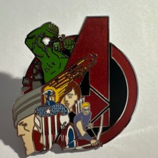 Marvel Studios Avengers Assemble Team Hulk Hawkeye Black Widow Disney Pin F6