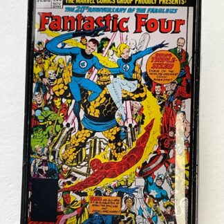 Marvel The Fantastic Four 4 Mystery Comic Book Pin 20th Anniversary G2
