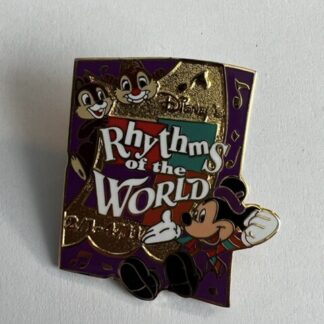 Mickey Chip Dale Purple Rhythms Of The World 2004 Tokyo Disney Pin (B0)