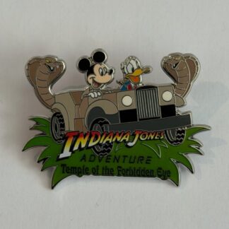 Mickey Donald Indiana Jones Adventure Temple of the Forbidden Eye Disney Pin H7